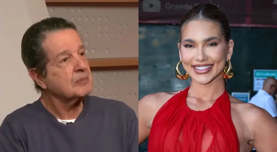 O jornalista Juca Kfouri e a influencer Virgínia Fonseca / Foto: reprodução