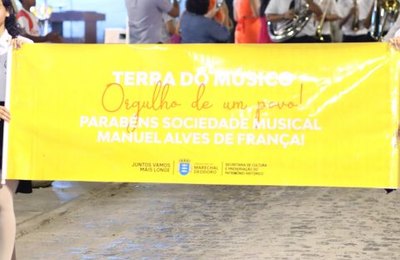 Prefeitura de Marechal celebra o Dia do Músico com Encontro de Filarmônicas e Exibição de Filme