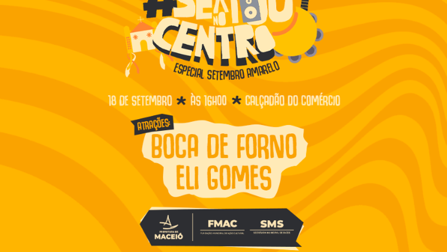 Sextou no Centro leva música e serviços de saúde ao Calçadão do Comércio na sexta (18)