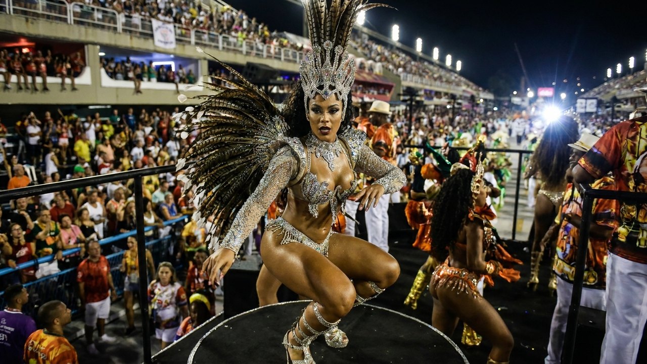 Agachadinha, aluguel de mansão e polêmicas: a linha do tempo de Virginia como rainha de bateria no Grande Rio