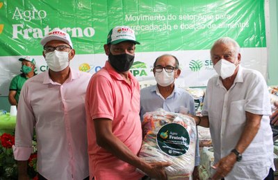 Movimento Agro fraterno distribui mil cestas básicas em Alagoas