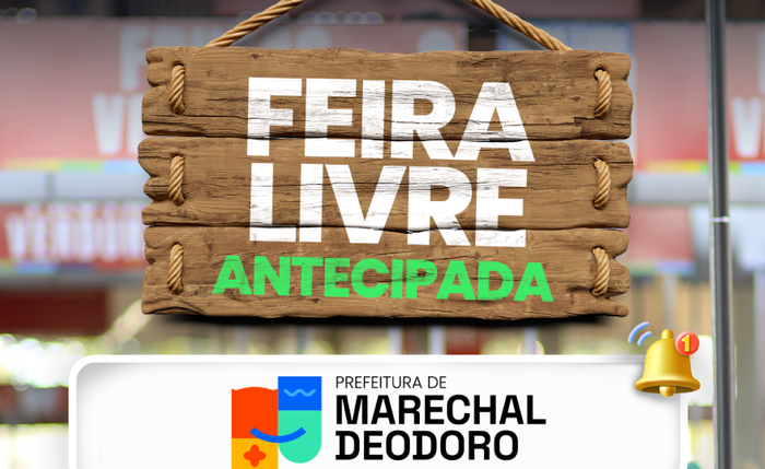 Feira livre foi antecipada