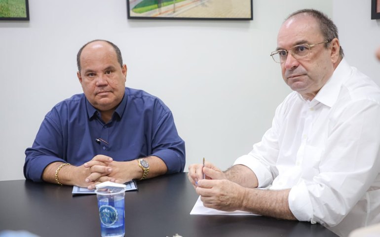 Luciano Barbosa recebe secretário de Saúde do Estado para fortalecer parcerias