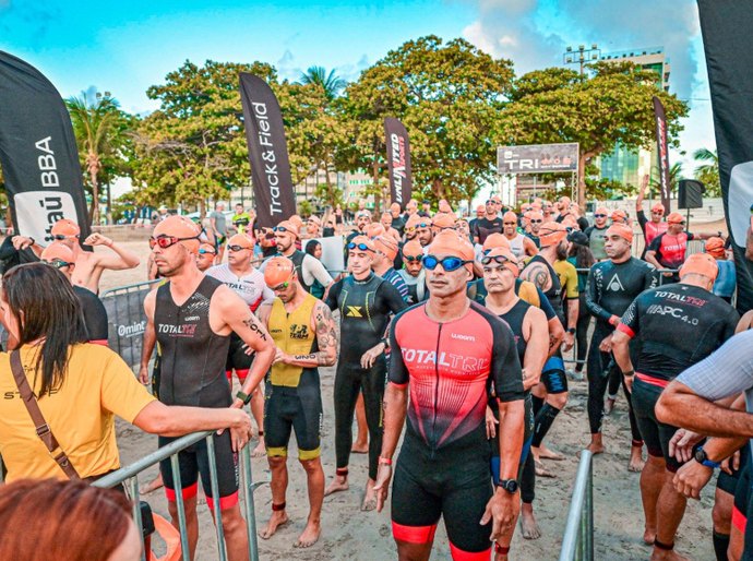 Maceió volta a ser palco de grande evento de triathlon na Pajuçara