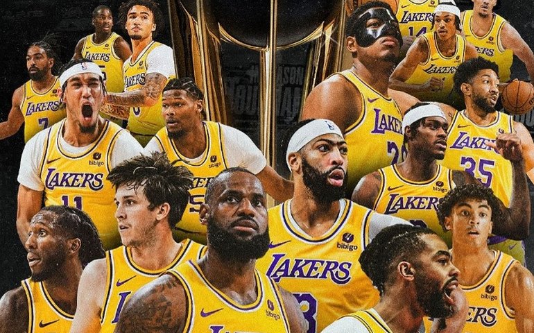 Anthony Davis brilha e Lakers vencem Raptors na NBA; técnico ataca arbitragem