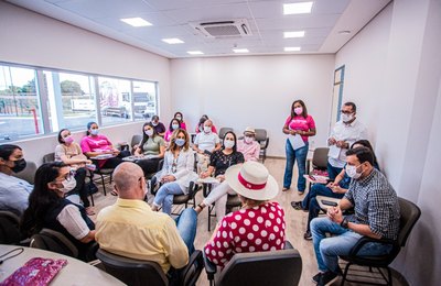 Estrutura do Hospital de Amor é apresentada durante reunião com técnicos da Prefeitura de Arapiraca