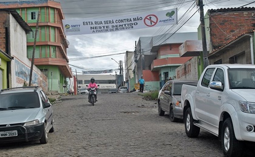 Arapiraca: Rua Pe. Anchieta será sentido único a partir de hoje