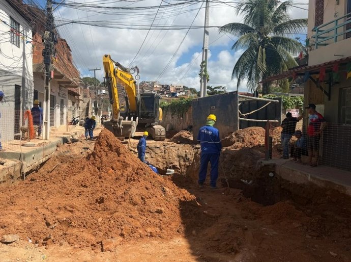 Obra de macrodrenagem da Grota do Ipanema avança e alcança 73% de execução