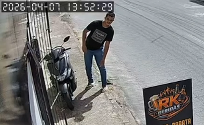 Jovem de 25 anos foi preso e levado para a delegacia