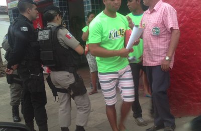 Polícia prende seis por propaganda eleitoral irregular em União dos Palmares