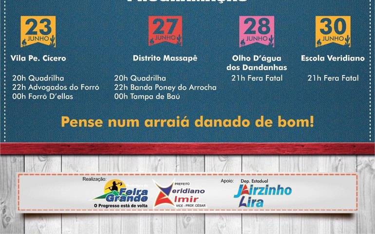 Prefeitura de Feira Grande realiza São João em povoados