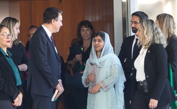Malala se reuniu com ministros em Brasília