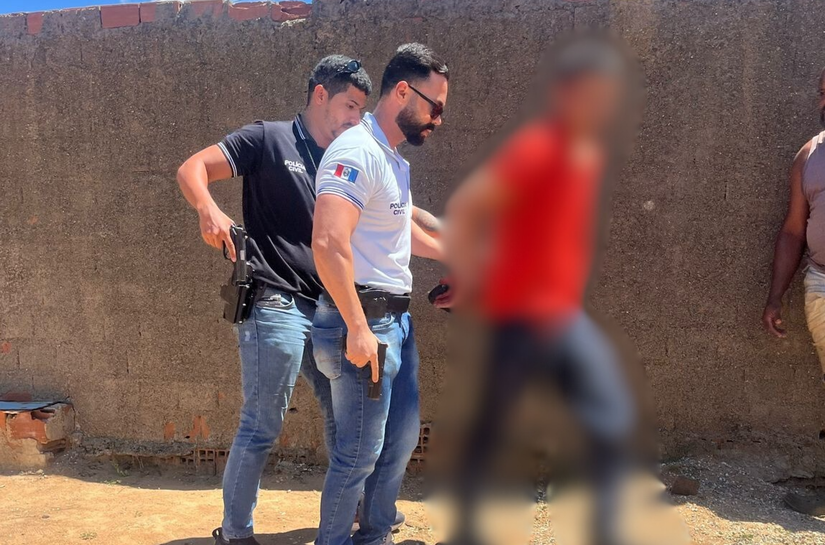 Polícia Civil prende suspeito de matar vizinho a golpes de enxada em Arapiraca