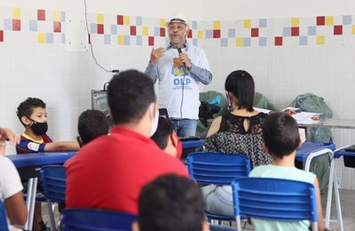 Escritores Nascem na Escola: Alunos assistem palestra e se preparam para Olimpíada de Língua Portuguesa
