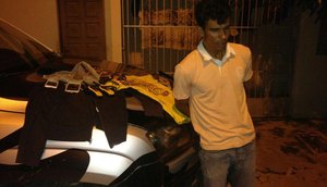 suspeito de assaltar vários locais