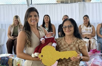 Prefeita Marcela Gomes acompanha abertura de eventos voltados para a Primeira Infância em Novo Lino
