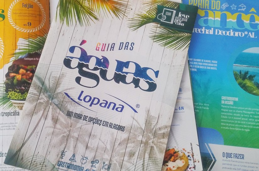 Lopana lança “cardápio-revista” com roteiro turístico de Alagoas