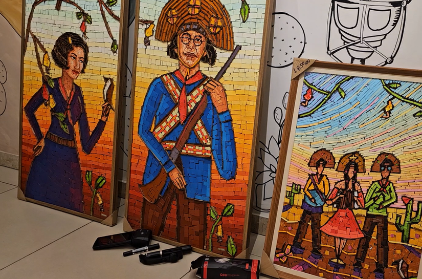 Polícia Civil recupera obras de arte roubadas de artista plástica