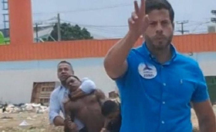 Equipe do vereador informou que parlamentar impediu agressão contra uma mulher