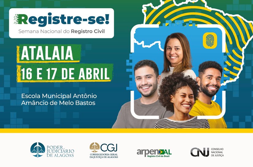 Campanha do CNJ garante acesso a documentos gratuitos em Atalaia