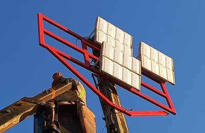 Primeira etapa dos ajustes na nova iluminação do Estádio Juca Sampaio é concluída