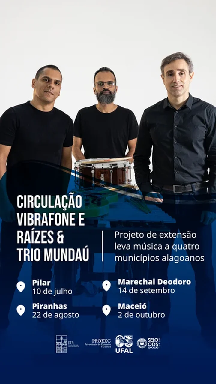 Projeto de extensão da Ufal leva música a quatro municípios alagoanos