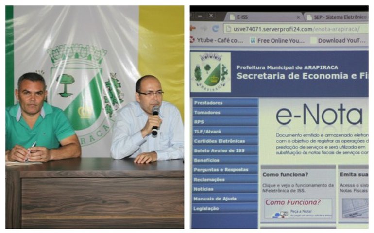 Arapiraca: Prefeitura apresenta como funcionará Nota Fiscal Eletrônica