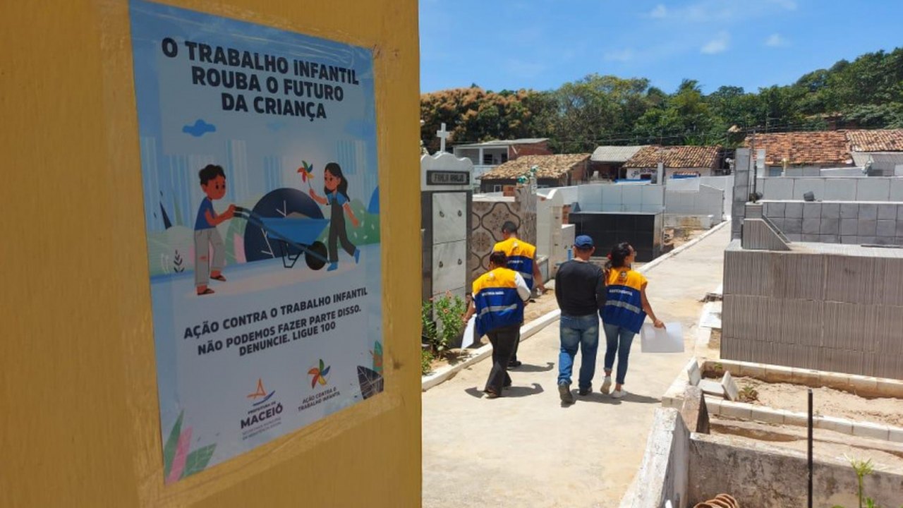 Assistência Social reforça combate ao trabalho infantil nos cemitérios da capital