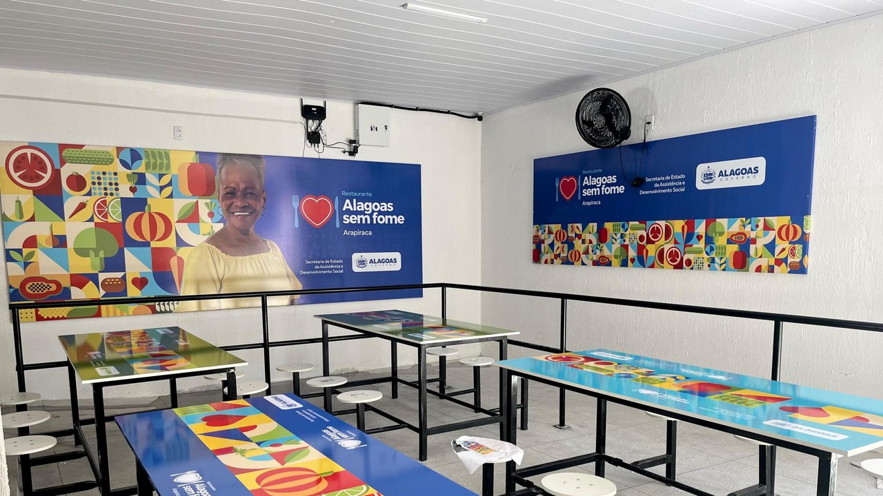 Governo de Alagoas inaugura restaurante popular Alagoas Sem Fome em Arapiraca