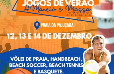 Jogos de Verão na orla de Pajuçara estão com inscrições abertas