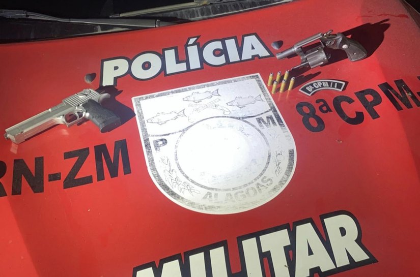 PM prende integrante do PCC por porte ilegal de arma em São Luís do Quitunde