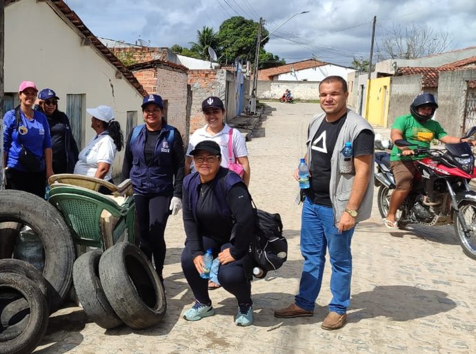Mutirão reforça combate à dengue no bairro Santa Isabel e alerta para a importância da participação da população