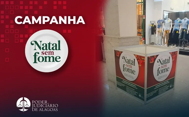 Natal sem Fome: doações podem ser entregues no Maceió Shopping até 19 de dezembro