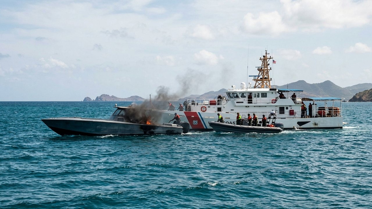 EUA realizam novo ataque a embarcação ligada ao narcotráfico no Caribe