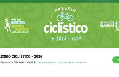 Segundo lote de inscrições do Passeio Ciclístico do IMA/AL é liberado