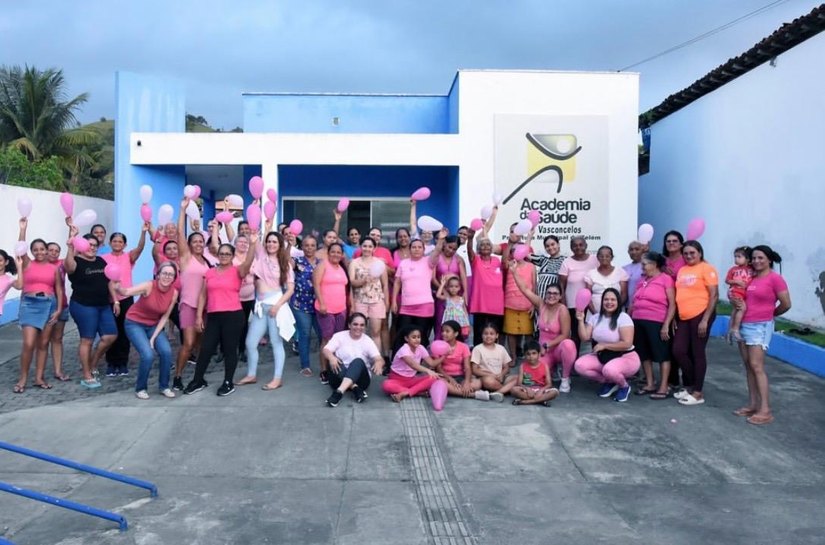 Mulheres de Belém/AL entram em sintonia com o “Outubro Rosa” em abertura animada na Academia da Saúde
