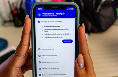 Detran disponibiliza venda digital de veículos