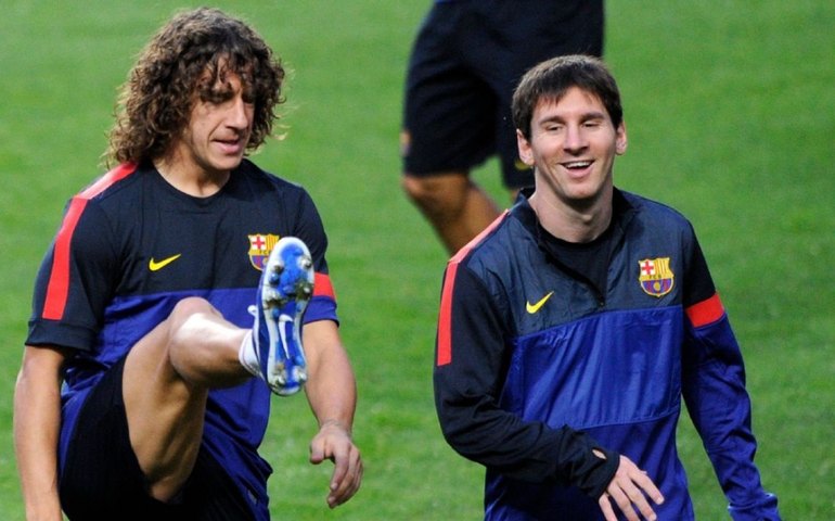 Puyol diz que não é tarde para a volta de Messi ao Barcelona: ‘Sempre bem-vindo’