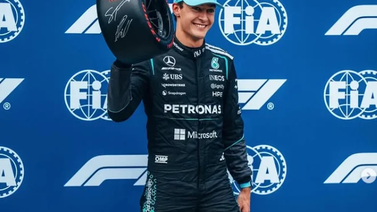George Russell dominar GP do Azerbaijão e vence a terceira em 2026; Bortoleto termina em 13º