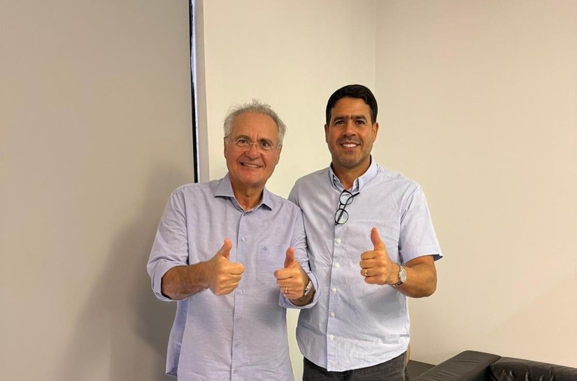 Vice-prefeito de Monteirópolis se reúne com senador Renan Calheiros