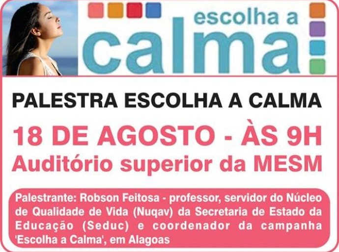 Maternidade Santa Mônica promove palestra na quinta-feira (18)