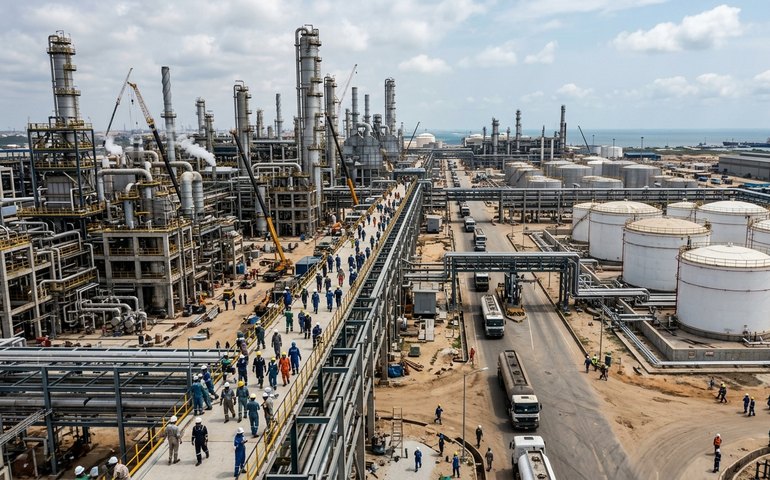 Refinaria Dangote impulsiona Nigéria rumo à liderança mundial em combustíveis