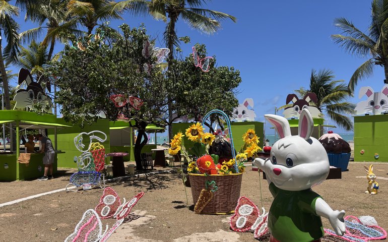 Vila Vestir Massayó recebe decoração especial de Páscoa a partir desta sexta-feira