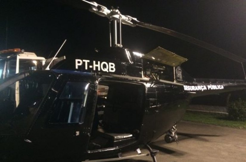 Patrulhamento aéreo localiza moto roubada em Arapiraca