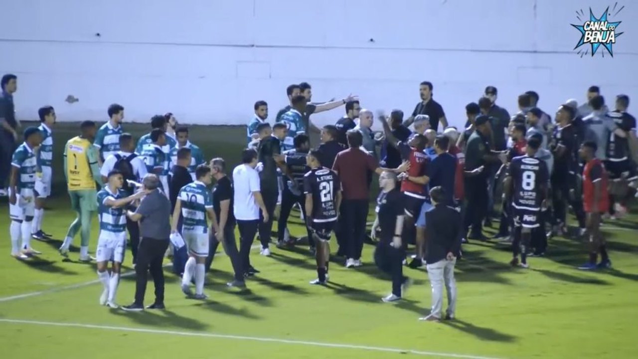 Confusão após final da Série C termina com 13 jogadores expulsos, aponta súmula