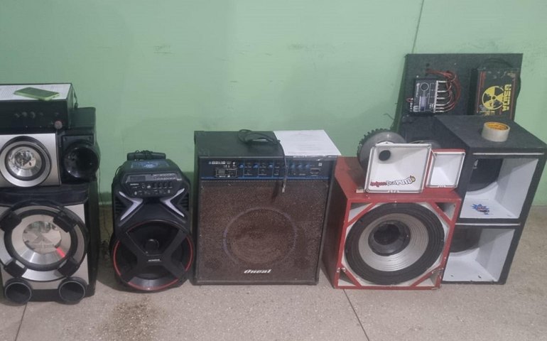 Operação na Base do Sossego apreende 10 equipamentos sonoros durante o fim de semana na região Metropolitana
