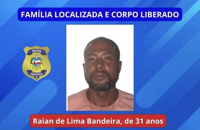 Após busca ativa, IML de Arapiraca localiza familiares de homem natural de Fernando de Noronha (PE)