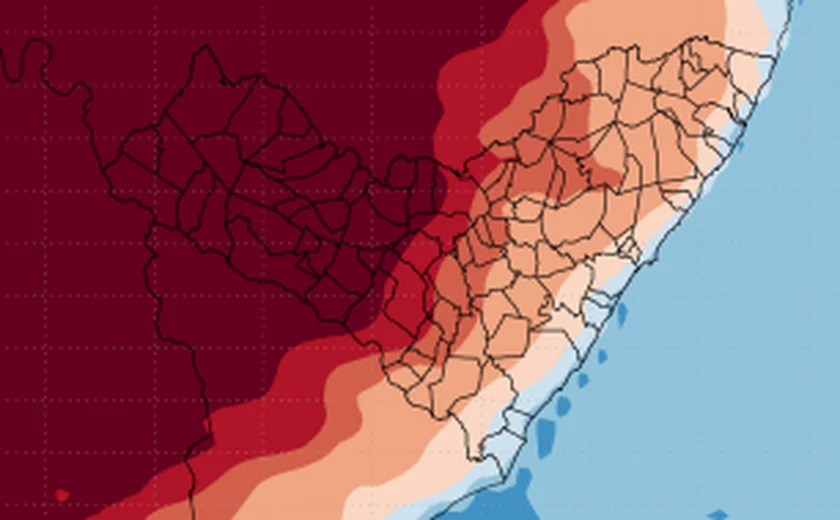 Semarh alerta para baixa umidade relativa do ar e risco de queimadas em Alagoas