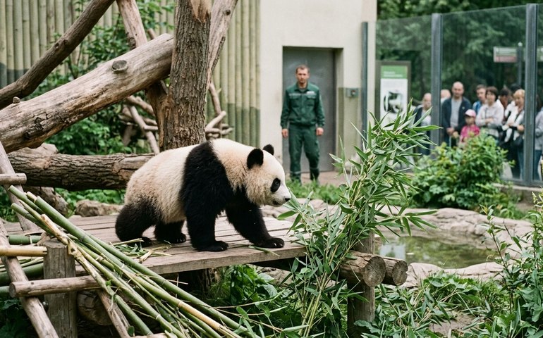Katyusha cresce e se torna a nova estrela do zoológico de Moscou