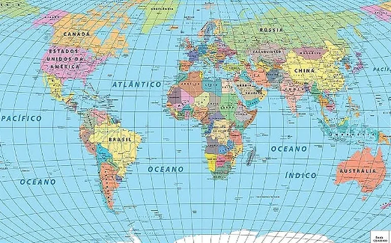 A revolta do mapa-mundi